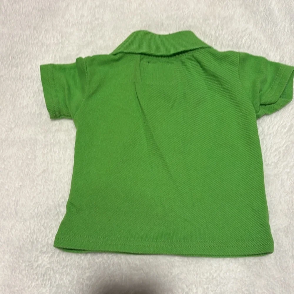 Beverly Hills polo club green 3-6 months collared polo! Adorable and very soft
